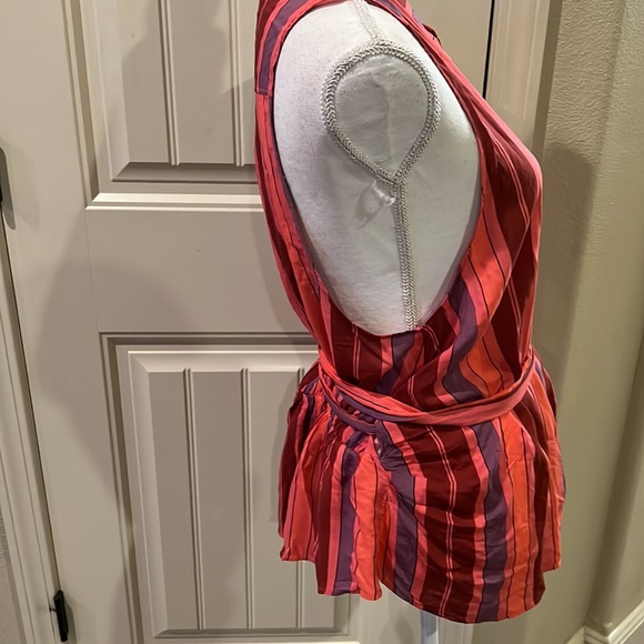 Free People Sleeveless Stripe Blouse - Picture 7 of 10